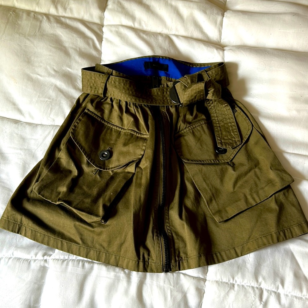 Diesel High Waist Utility Mini Skirt